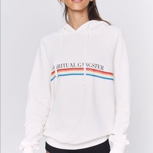 Spiritual Gangster Rainbow Classic Raglan Hoodie